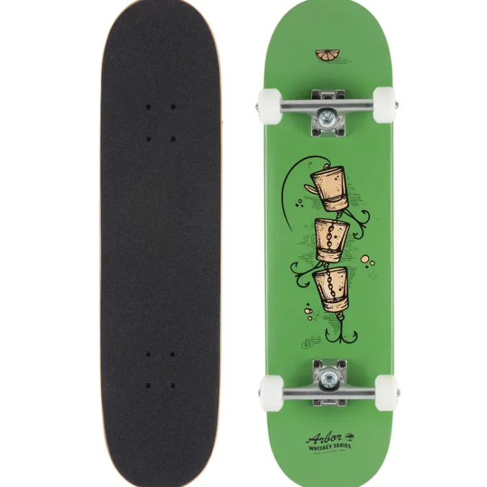 Arbor Whiskey Upcycle Komplett-Skateboard 8.0