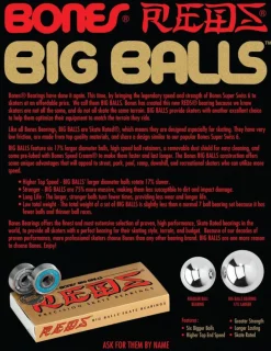 Bones Big Balls Reds Kugellager