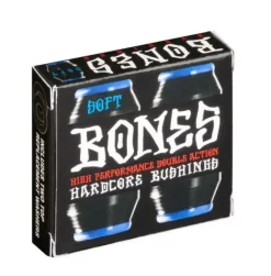 Bones Lenkgummis Hardcore Soft Set Schwarz Blau
