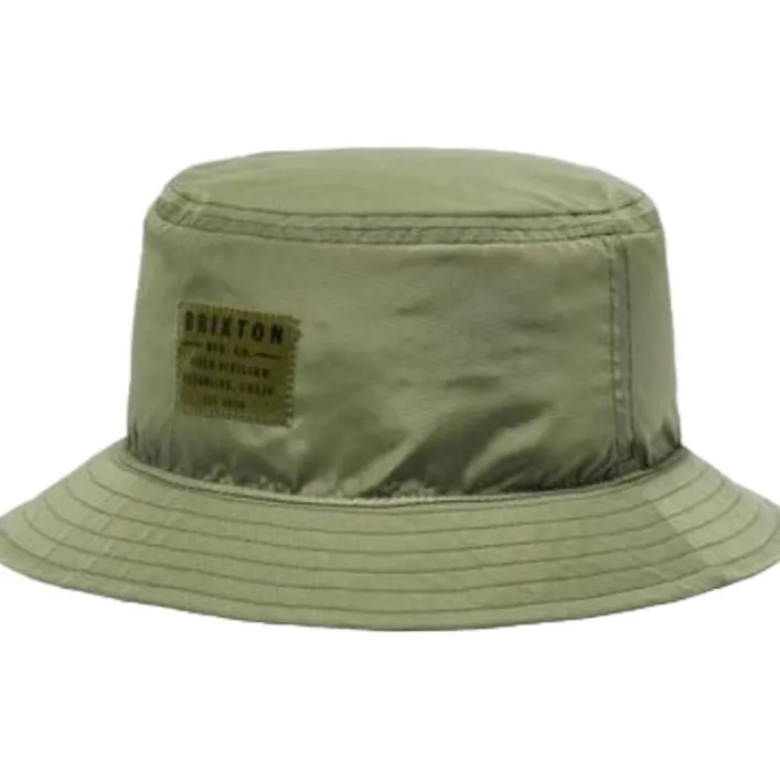 Brixton Nylon Packbarer Fischerhut Olivgrün