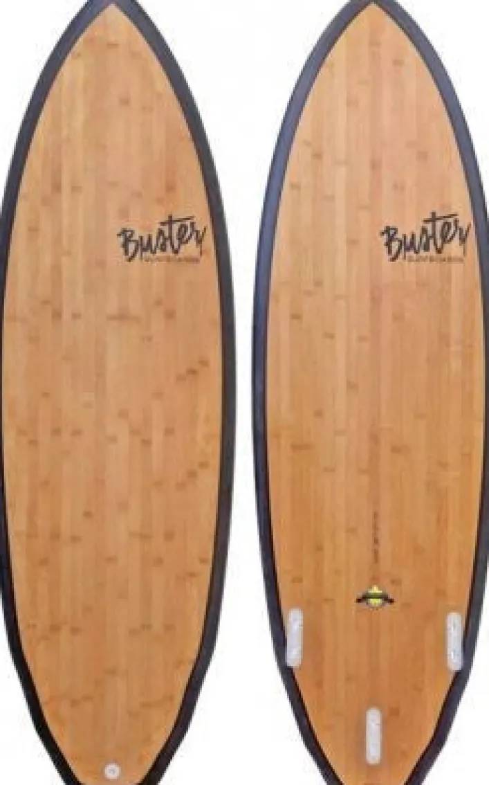 Buster FX-Type 5'0 Bamboo Surfboard mit Super Rails