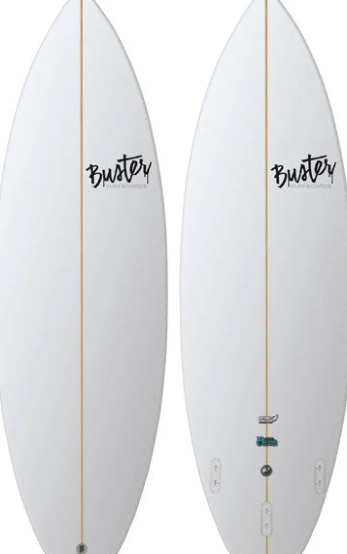 Buster P-Type 5'4 Surfboard mit Super Rails