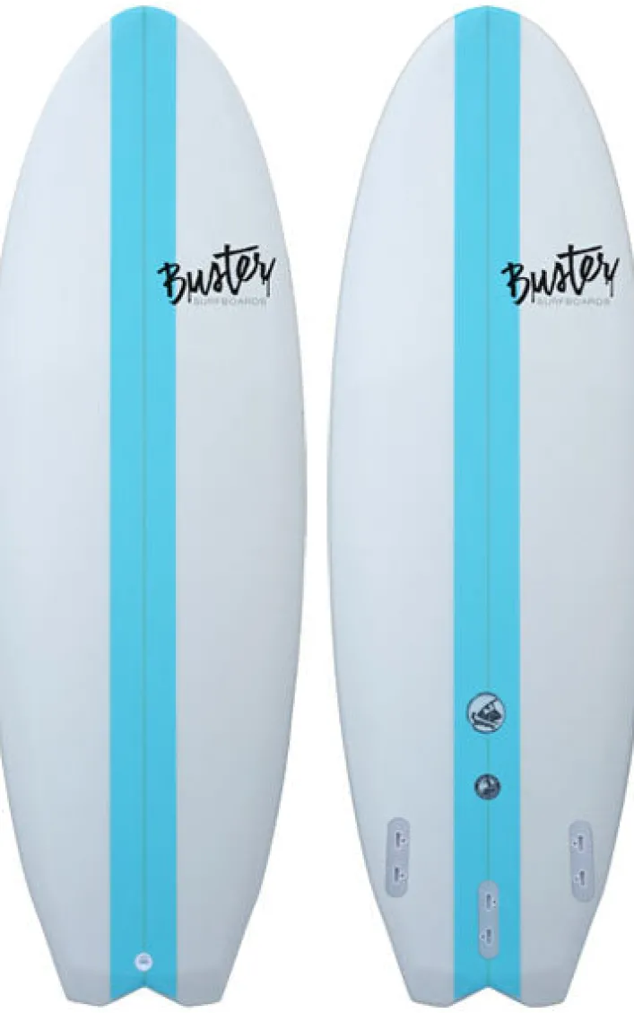 Buster Space Twin 4'10 mit Super Rails