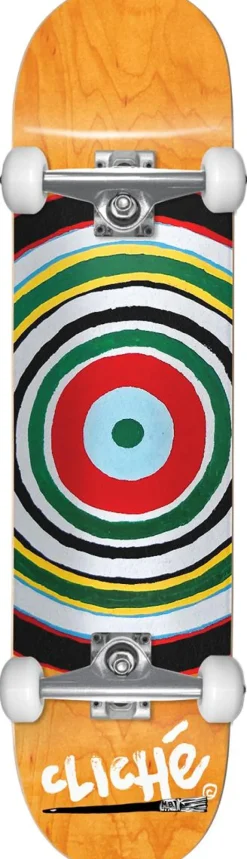Cliche Painted Circle Komplett-Skateboard 8.25