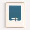 Druck Ciel Glue "Deep Blue" 30x40