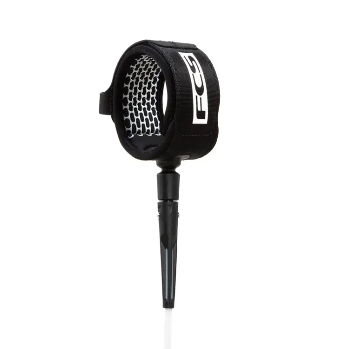 FCS 7' All Round Essential Leash Weiß/Schwarz