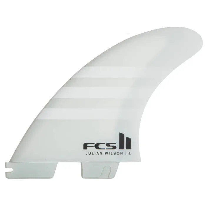 FCS 2 JW PC Large Weiß/Weiß Tri Retail Flossen