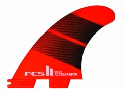 FCS II Accelerator Neo Glass Small Tang Gradient Tri Fins