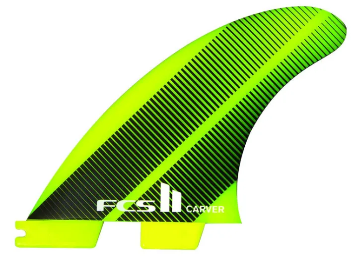 FCS II Carver Neo Glass Große Acid Gradient Tri Finnen