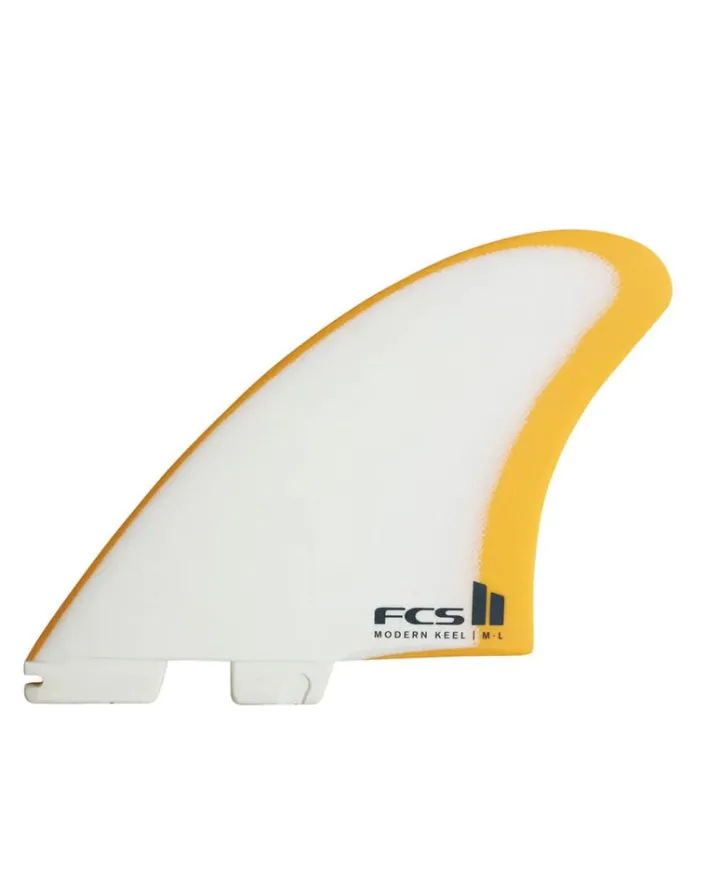 FCS II Modern Keel PG Mango/Weiß Twin Retail Finnen