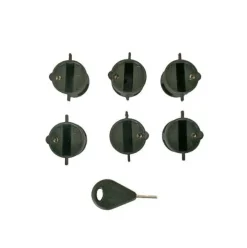 Fin Plug Produktions Set für FCS System Schwarz
