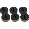Finnenstecker Produktionsset für FCS Fusion 9° Schwarz