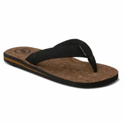 FoamLife Mully Kork Flip Flop Schwarz