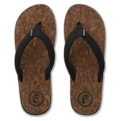 FoamLife Mully Kork Flip Flop Schwarz