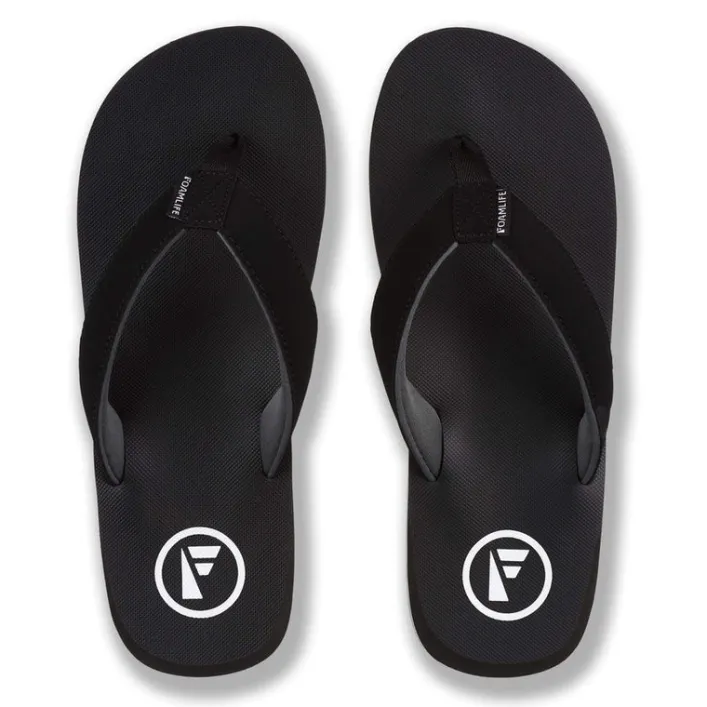 FoamLife Tarlan Flip Flop Schwarz