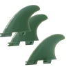 Glass Flex Fins Performer Thruster Set für FCS II Grün