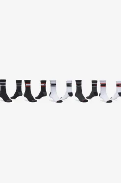 Globe Triple Stripe Crew 5er Pack Socken