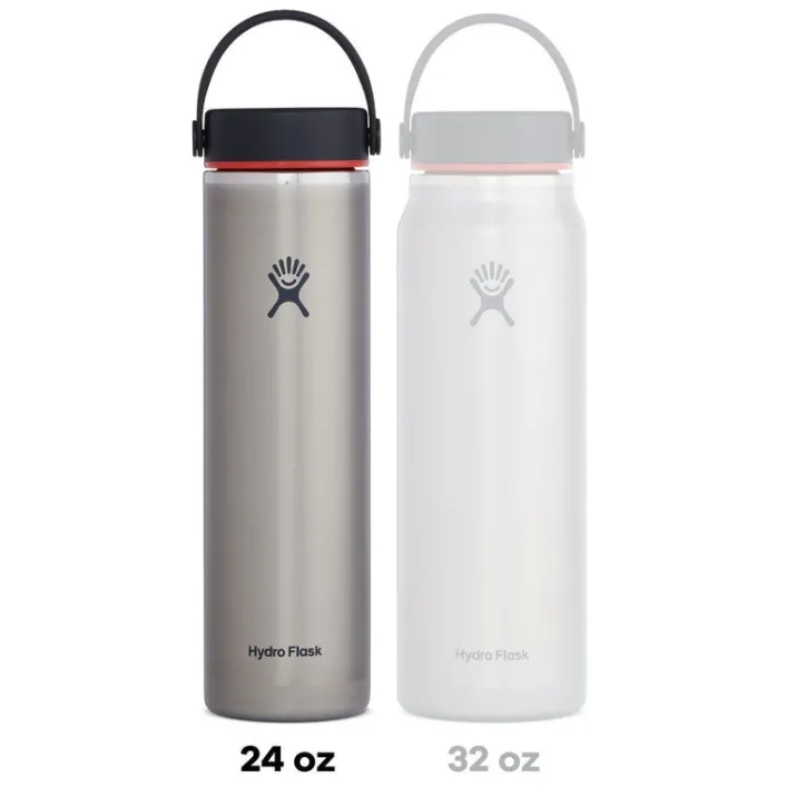 Hydro Flask Hydration, 24 oz, leichte Weithals-Flex-Cap, Trail Series, Quarz