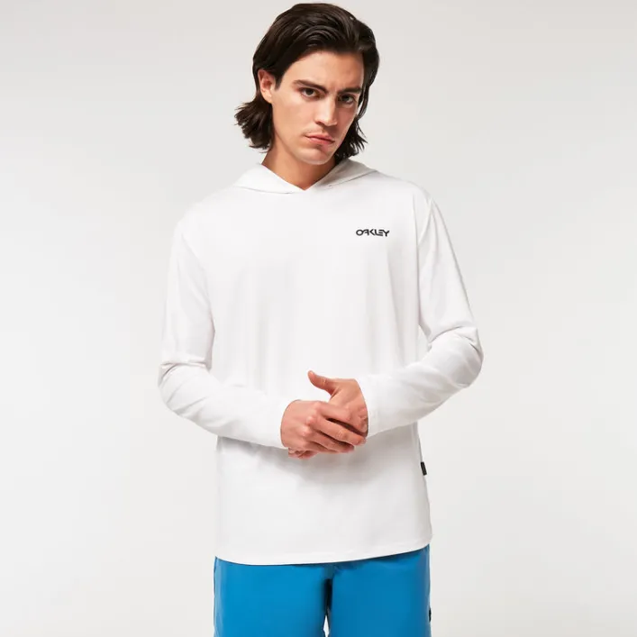 Oakley Rainbow RC Hooded Rushguard White