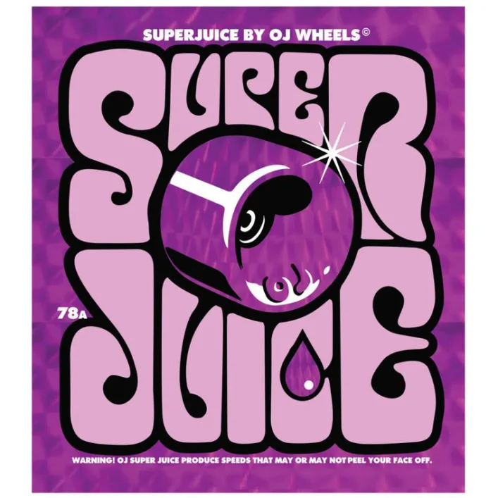 OJ Super Juice Trans Purple Soft-Rollen 60 mm-78A