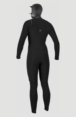 O'neill Damen Hyperfreak 5/4+ Chest Zip Neoprenanzug mit Kapuze