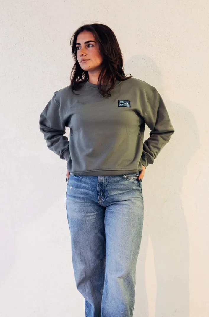 Palu Sweatshirt Cropped Label Comfort