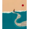 Postkarte Ciel Glue „Sunset Ride“