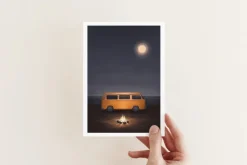 Postkarte Studio Trev "Nachtlager"