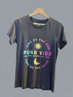 Pura Vida Live By The Sun Fitted T-Shirt