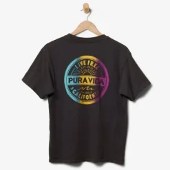 Pura Vida Live Free SS Crew Tee