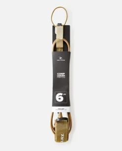 Rip Curl 6'0 Comp Leash Surf Grip Khaki