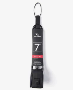 Rip Curl 7'0 Reg Leash Surf Grip Schwarz