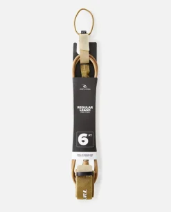 Rip Curl 6'0 Reg Leash Surf Grip Khaki