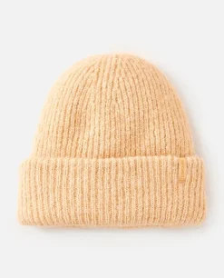 Rip Curl Classic Surf Tall Beanie - Hellbraun