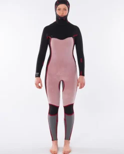 Rip Curl Damen Dawn Patrol 5/4 CZ Neoprenanzug mit Kapuze