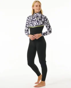 Rip Curl Damen E-Bomb 4/3 Zip Free Neoprenanzug