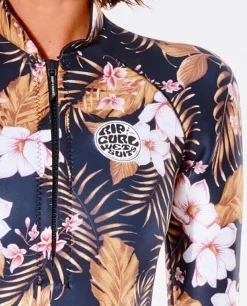 Rip Curl Damen G-Bomb 2 mm Chest Zip Full Neoprenanzug