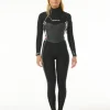 Rip Curl Dawn Patrol 4/3 Neoprenanzug mit Brustreißverschluss für Damen