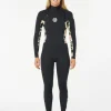 Rip Curl Dawn Patrol 5/3 Neoprenanzug mit Brustreißverschluss für Damen
