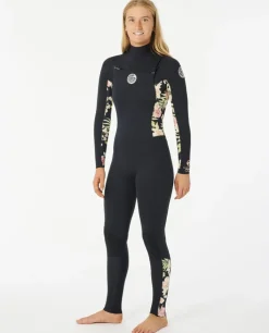 Rip Curl Dawn Patrol 5/3 Neoprenanzug mit Brustreißverschluss für Damen