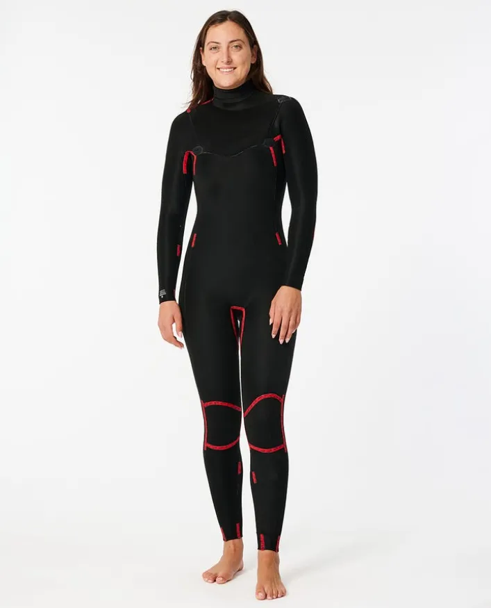 Rip Curl Dawn Patrol 4/3 Neoprenanzug mit Brustreißverschluss für Damen