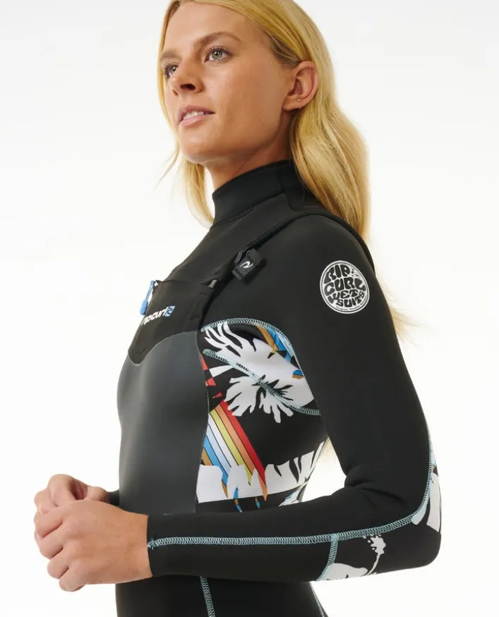 Rip Curl Dawn Patrol 4/3 Neoprenanzug mit Brustreißverschluss für Damen