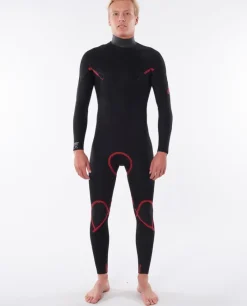 Rip Curl Dawn Patrol Perf 3/2 Neoprenanzug mit Brustreißverschluss