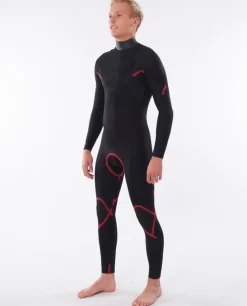 Rip Curl Dawn Patrol Perf 3/2 Neoprenanzug mit Brustreißverschluss