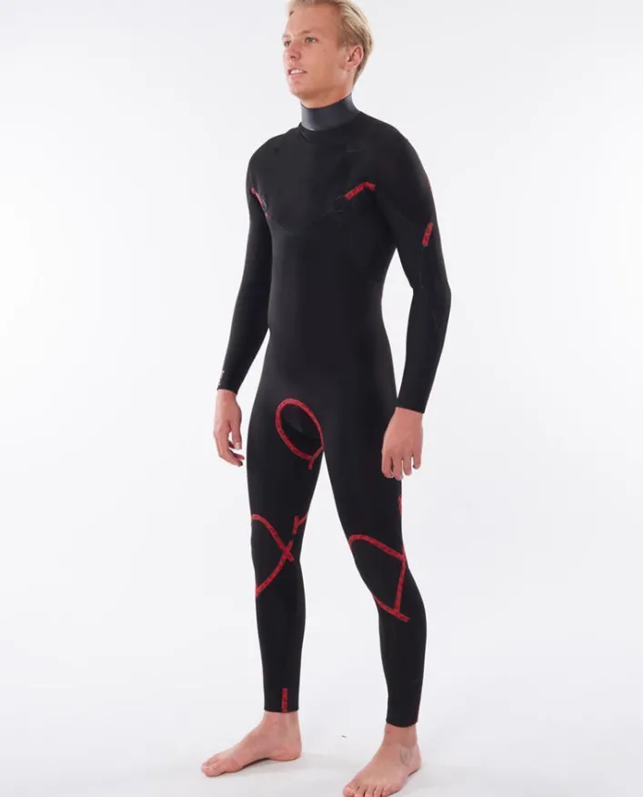 Rip Curl Dawn Patrol Perf 3/2 Neoprenanzug mit Brustreißverschluss