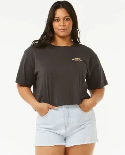 Rip Curl Rolling Curl Crop T-Shirt