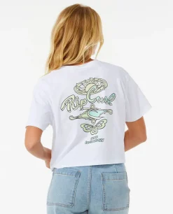 Rip Curl Rolling Curl Crop T-Shirt