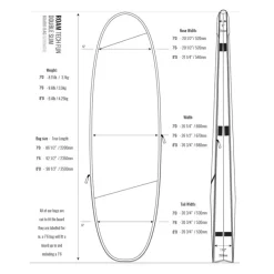 ROAM Boardbag Surfboard Tech Bag Doppel Fun 8.0