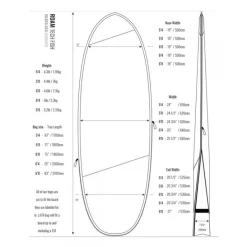 ROAM Boardbag Surfboard Tech Bag Hybrid Fish 5.8