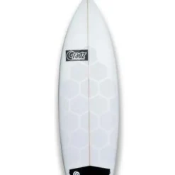 RSPro HexaTraction Surfboard-Griff, transparent